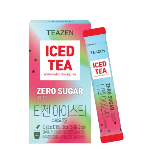 TEAZEN Zero Sugar Iced Tea Watermelon Oolong Tea 5g x 10sticks
