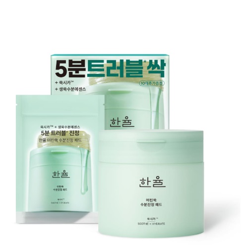 HANYUL Pure Artemisia Hydrating Calming Toner Pad 60p+10p Set