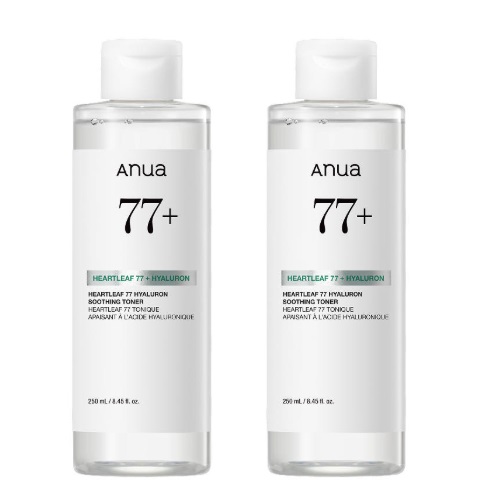 ANUA Heartleaf 77 Hyaluron Soothing Toner 250m x 2ea