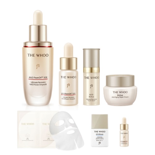 The Whoo Bichup Ultimate Recovery NAD Power Ampoule 30mL Set (+Gift)