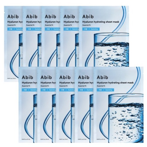 ABIB Hyaluron Hydrating Sheet mask Essential Fit 27ml x 10 sheets