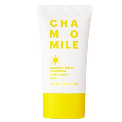 Nature Republic Chamomile Calming Tone Up Sun Cream SPF50+PA++++50ml