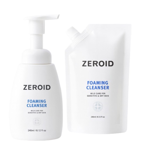 ZEROID Foaming Cleanser 240ml+refill 240ml Set