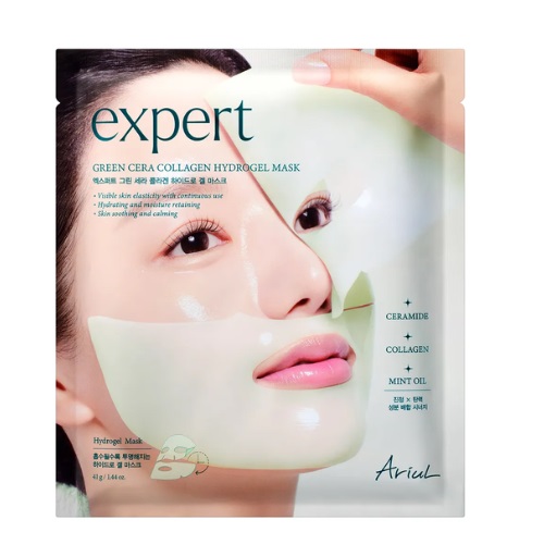 Ariul Expert Green Cera Collagen Hydrogel Mask 5 sheets