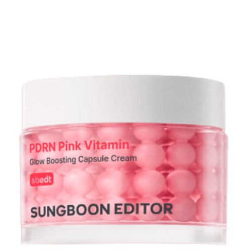 SungBoon Editor PDRN Pink Vitamin Glow Boosting Capsule Cream 50ml