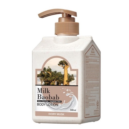 Milk Baobab Milk Protein/Baobab tree Body Lotion [ Ivory Musk] 500ml