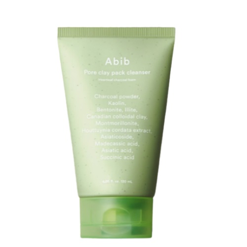 ABIB Pore Clay pack Cleanser Heartleaf Charcoal Foam 120ml