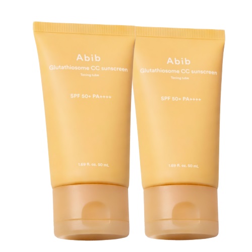 ABIB Glutathiosome CC Sunscreen Toning Tube SPF50+PA++++ 50ml*2 Set