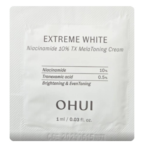 [S] O HUI Extreme White Niacinamide 10% TX Mela Toning Cream 1ml x 10pcs