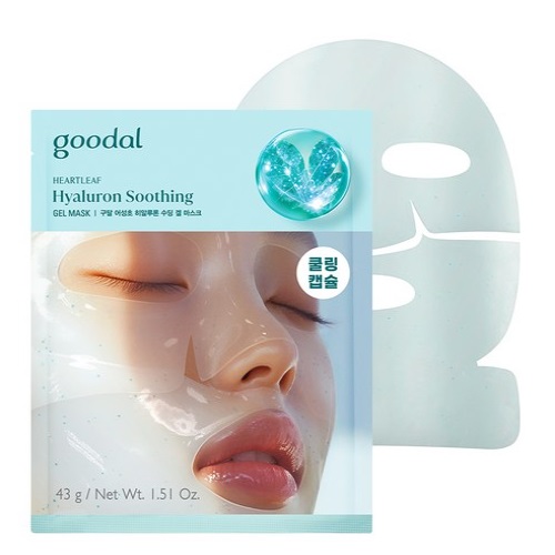 GOODAL Heartleaf Hyaluron Soothing Gel Mask 1sheet