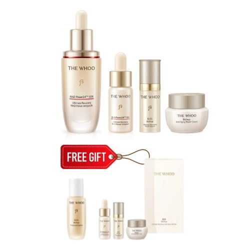 The Whoo Bichup Ultimate Recovery NAD Power Ampoule 30mL Set (+Gift)