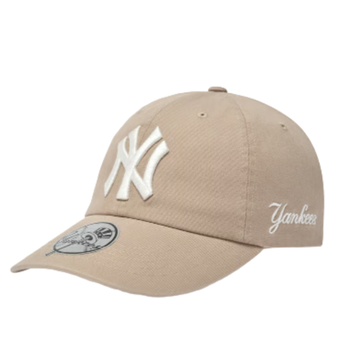 MLB Signature Unstructured Ball Cap New York [Light Beige] By KARINA