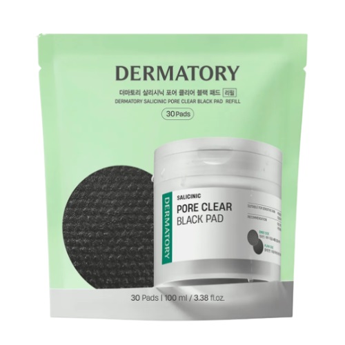DERMATORY Salicinic Pore Clear Black Pad Refill 30 pads
