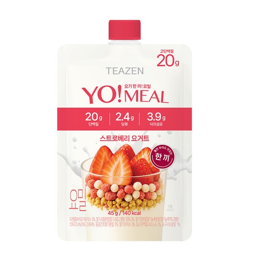 TEAZEN Yo! Meal protein shake [Strawberry] 45g