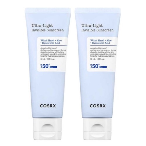 COSRX Ultra-Light Invisible Sunscreen SPF50+PA++++ 50ml x 2ea