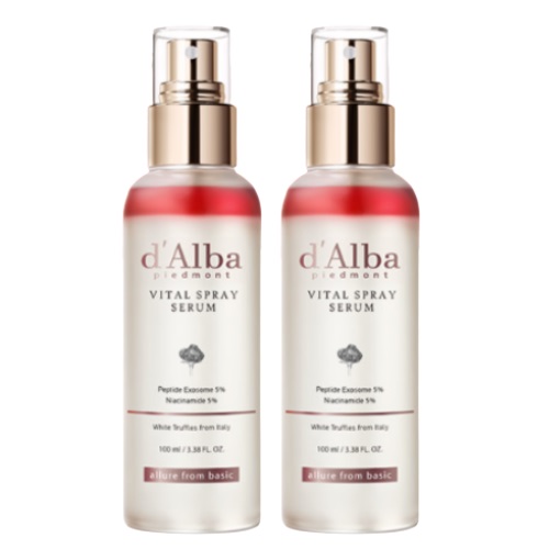 d'Alba White Truffle Vital Spray Serum Niacinamide 5% 100ml x 2EA