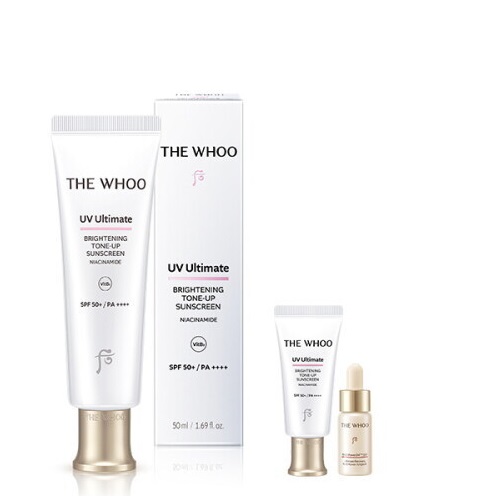The Whoo UV Ultimate Brightening Tone-Up Sunscreen SPF50+PA++++50ml (+Gift)