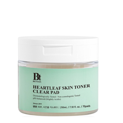 BENTON Heartleaf Skin Toner Clear Pad 210g (70pads)