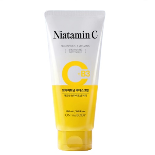 [DAISO] ON THE BODY Niatamin C Brightening Body Scrub 180ml