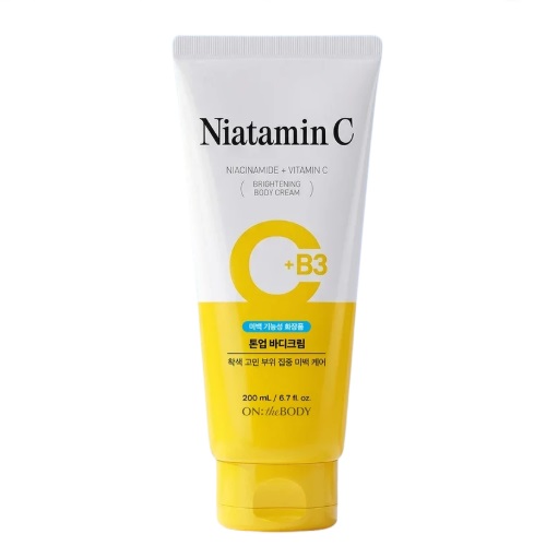 [DAISO] ON THE BODY Niatamin C Brightening Body Cream 200ml