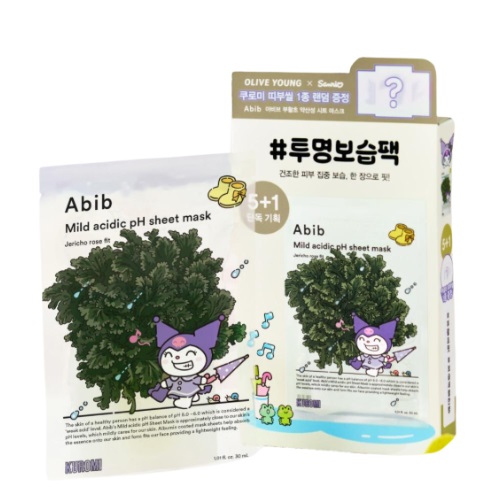 ABIB Mild acidic pH sheet mask Jericho Rose Fit 30ml x 5ea (+1ea+Collectible Sticker)