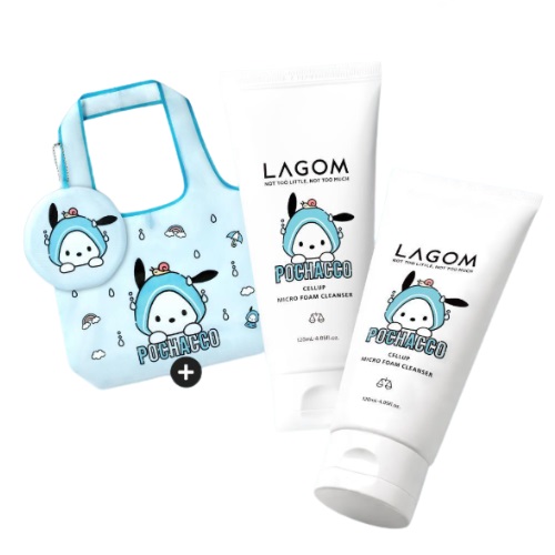 LAGOM Cellup Micro Foam Cleanser 120ml*2ea [Sanrio EDITION]