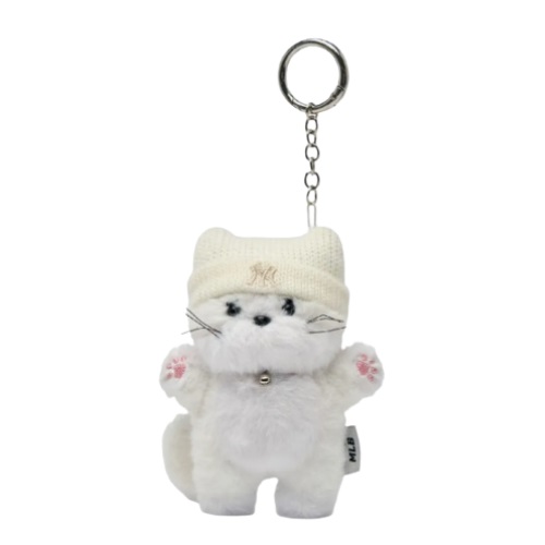 MLB Meow Cat Keyring NY (Ivory)