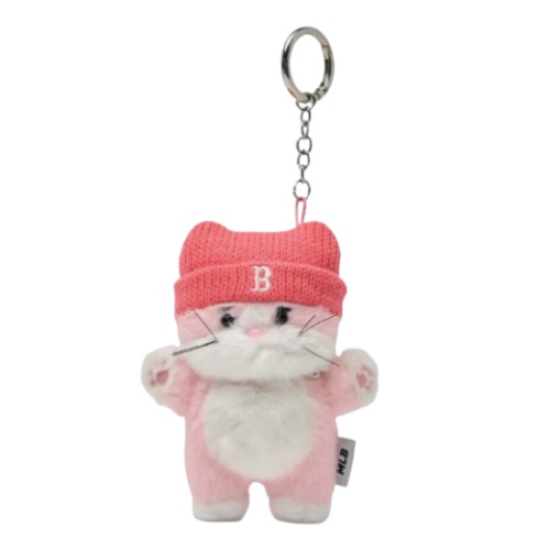 MLB Meow Cat Keyring BOS (Pink)