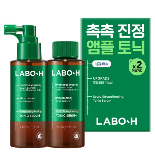 LABO-H Scalp Strengthening Clinic Ampoule Tonic Hair Loss Care 100ML(+100ml Refill)