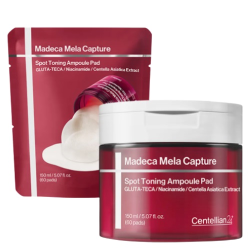 Centellian24 Madeca Mela Capture Spot Toning Ampoule pad 150ml/Pad 60pads(+Refill)