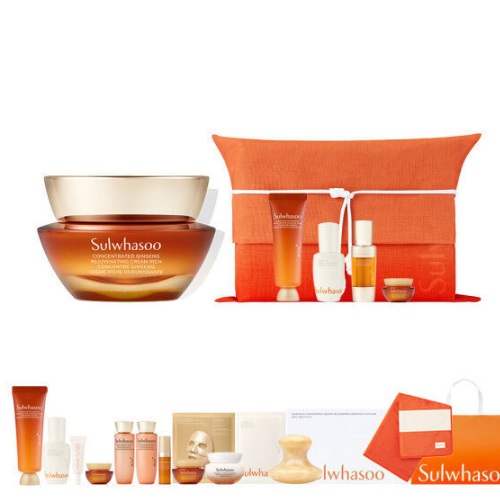 Sulwhasoo Concentrated Ginseng Rejuvenating Cream Rich 50ml SET