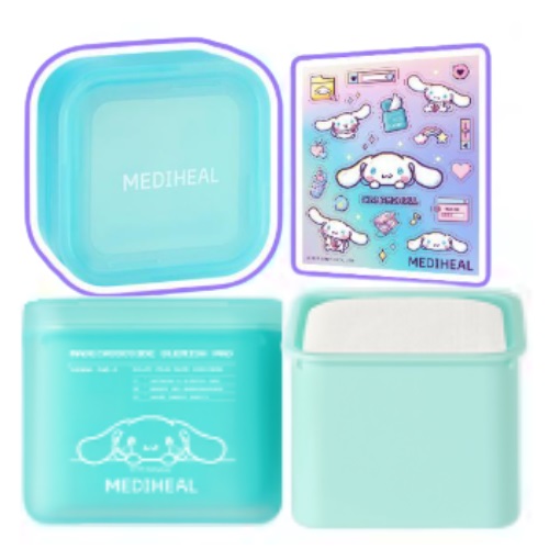 MEDIHEAL Madecassoside Blemish Pad 100 Pads+Refill 100Pads (+Case+sticker) [Sanrio Edition]