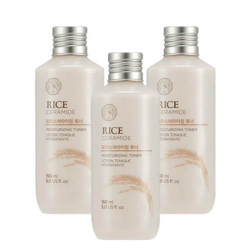 THE FACE SHOP Rice & Ceramide Moisturizing Toner 150ml x 3ea