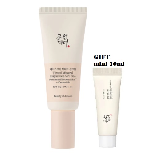 Beauty of Joseon Tinted Mineral Dayscreen SPF50+PA++++ 40ml (+Relief Sun Rice mini 10ml)