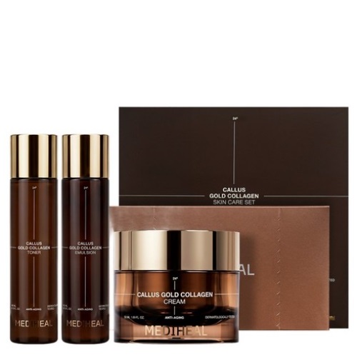 MEDIHEAL Callus Gold Collagen Skin Care Set  3items