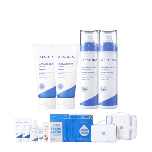 AESTURA Atobarrier 365 Cream Mist 120mlx2ea, Cream80ml x2ea+Gift