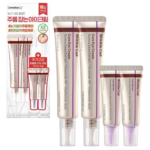 Centellian24 Wrinkle Cell Core Eye Cream 25ml x 2ea(+Core Serum 10ml x 2ea)