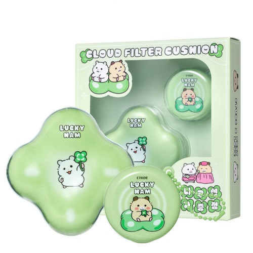 ETUDE Cloud filter Cushion Foundation 15g+Mini cushion 5g Set [Lucky Nam]