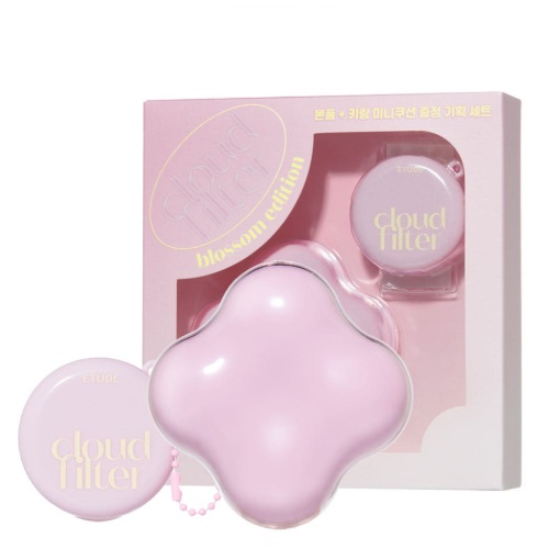 ETUDE Cloud filter Cushion Foundation 15g+Mini cushion 5g Set [Blossom Edition]