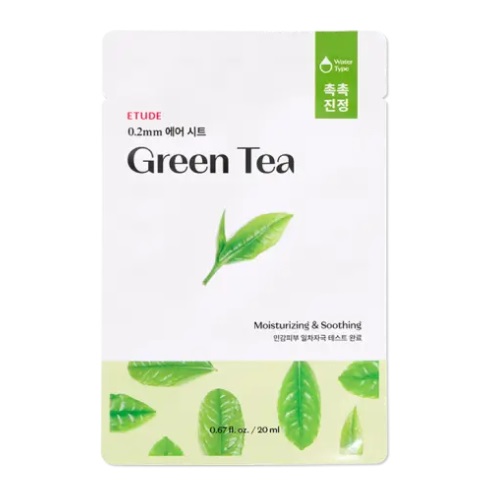 ETUDE 0.2mm Therapy Air Mask 20ml [Green Tea] x 10ea