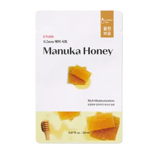 ETUDE 0.2mm Therapy Air Mask 20ml [Manuka Honey] x 10ea