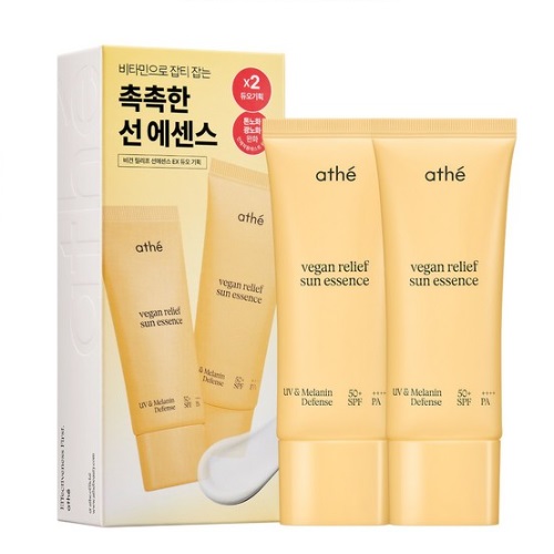 athe Vegan Relief Sun Essence SPF50+PA++++ 35ml x 2ea set