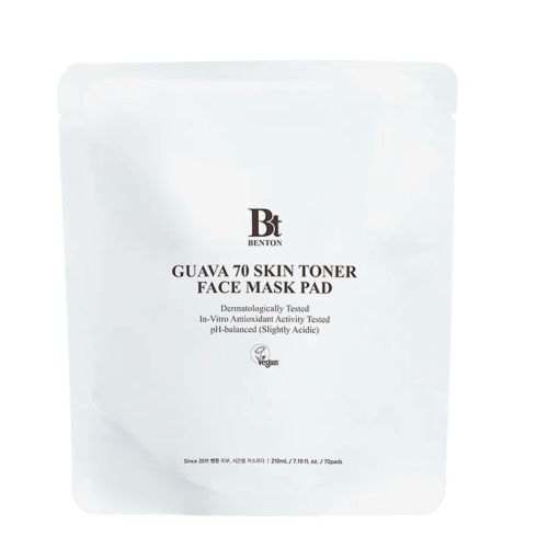 BENTON Guava 70 Skin Toner Face Mask Pad Refill 70 pads
