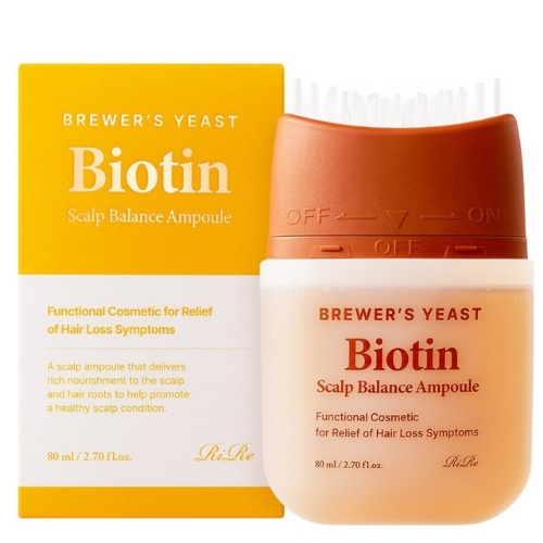 RiRe Brewer's Yeast Biotin Scalp Balance Ampoule 80ml