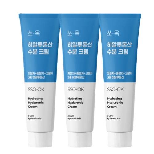 SSO-OK Hydrating Hyaluronic Cream 25ml x 3ea