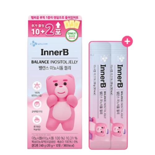 CJ Wellcare Inner B Balance Inositol Jelly 1box (20g x 10+2pcs)