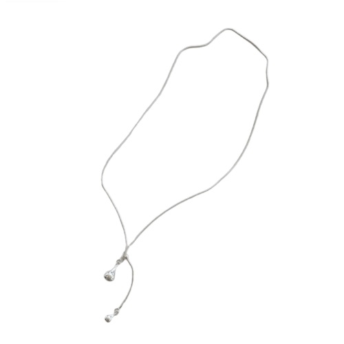 veryyou Slide-to-Drop Necklace [Silver]