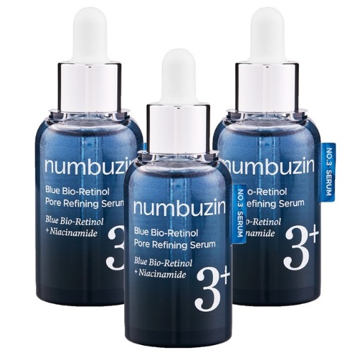 numbuzin No.3 Blue Bio-Retinol Pore Refining Serum 30mL x 3ea
