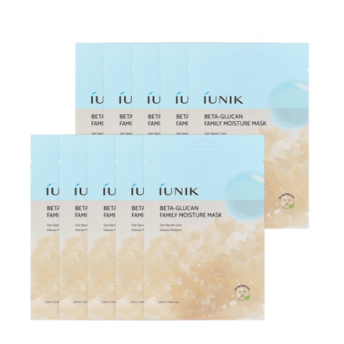 IUNIK Beta-Glucan Family Moisture Mask 10ea