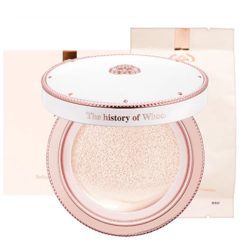 The Whoo Radiant White Tone Up Sun Cushion 13g (+Refill 13g)